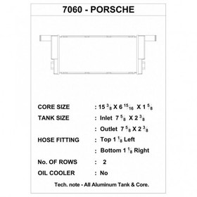 Radiator Porsche Boxster 981 3.4L CSF