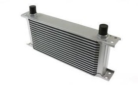 Oil Cooler 16-Row 260x125x50 AN8 Silver