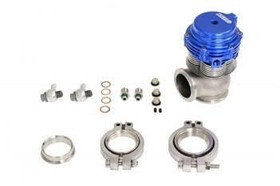 External Wastegate 38mm 2.5 Bar Water-Cooled V-Band Blue