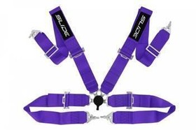 Racing seat belts SLIDE Quick 4p 3" purple 