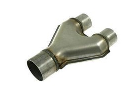 Y-Pipe exhaust connector 2.25-3"