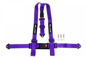 Racing seat belts SLIDE 3p 2" purple