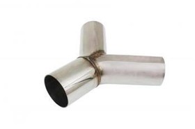 Exhaust Y-Pipe 90° 51/51mm 304SS