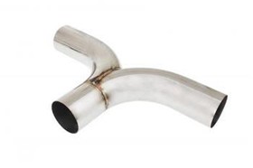 Exhaust Y-Pipe 180° 63/76mm 304SS