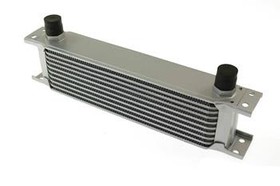 Oil Cooler 10-Row 260x70x50 AN8 Silver