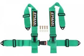Sport Racing Harness 4-Point 3 Inch Green – EPMAN