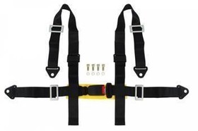 Racing harness 4-point 2" black – E4 homologation