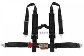 Racing harness 4-point 2" black – DTM