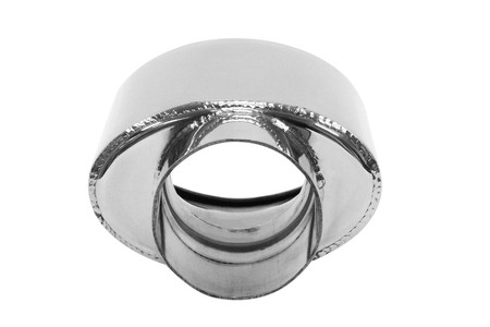 Końcówka tłumika 120×75 mm, wejście 63 mm – polerowana