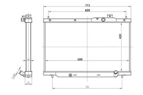 Performance Radiator Honda Civic 2001-2005 D17