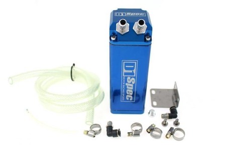 Oil Catch Tank 15mm Blue Square D1Spec