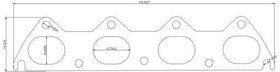 Exhaust Manifold Flange Honda D-Series