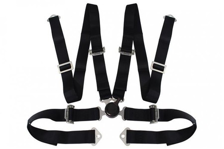 Racing seat belts 4p 2" Black - Quick