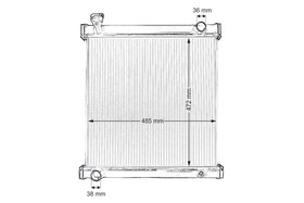 Performance Radiator Jeep Wrangler TJ 1997-2006
