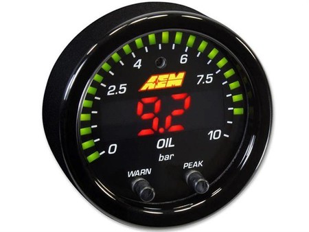 Zegar AEM ELECTRONICS X - Series 10 BAR Oil Pressure