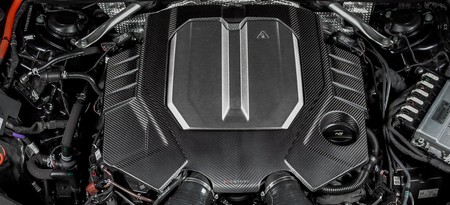 Osłona silnika Audi C8 RS6 RS7 Carbon matowa Eventuri 