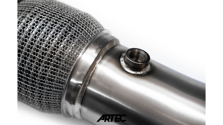 Rura wylotowa Mitsubishi Evo 10 4B11T 3.5" odlew – wersja 1