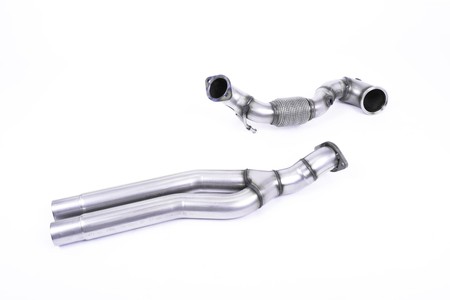 Large-bore Downpipe and De-cat Audi TT Mk3 TTRS 2.5TFSI Quattro ( Non-OPF/GPF Models ) 2016 - 2025 Milltek Sport