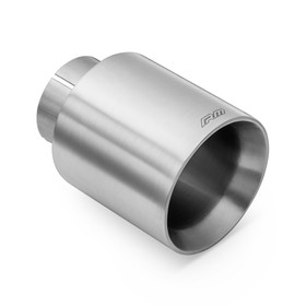 Straight satin stainless steel tip KPCS101/50DS with clamp