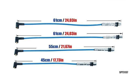 Ignition Leads Audi A1 Volkswagen Polo 1.2TFSI 2010+ Blue