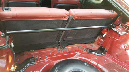 Rear Upper Strut Bar Hyundai Coupe 2 GK Lift Black