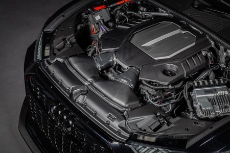 Osłona silnika Audi C8 RS6 RS7 Carbon połysk Eventuri 