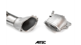 Rura wylotowa Mitsubishi Evo 10 4B11T 3.5" odlew – wersja 1