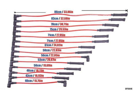 Ignition Leads BMW 750I 850I 850CI 87-94 Blue