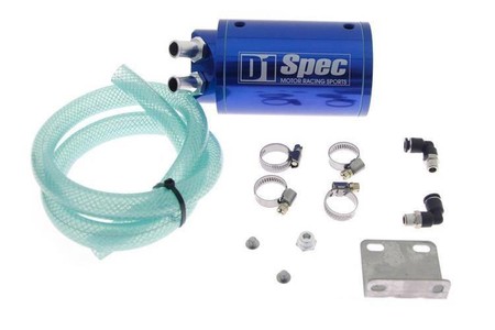 Oil Catch Tank 15mm Niebieski D1Spec