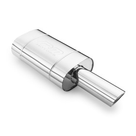 Universal elliptical muffler E113 50 without embossing