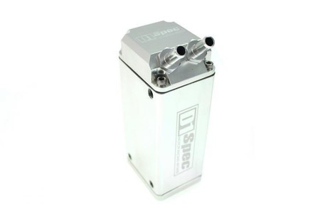 Oil Catch Tank 9mm Silver Square D1Spec