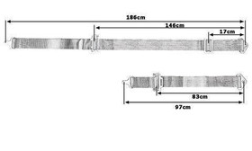 Racing harness 4-point 2" purple – with Quick Release mechanism