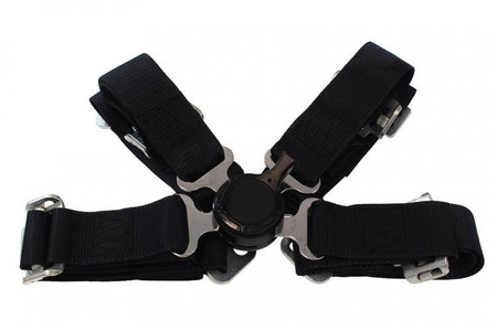 Racing harness 4-point 2" black – with Quick Release mechanism