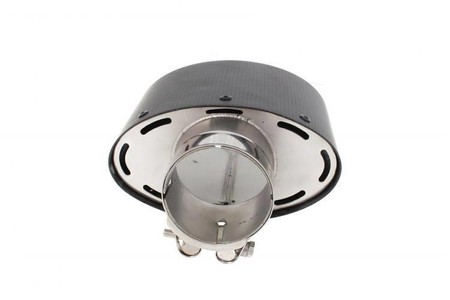 Exhaust tip 82×152 mm, inlet 60 mm – carbon