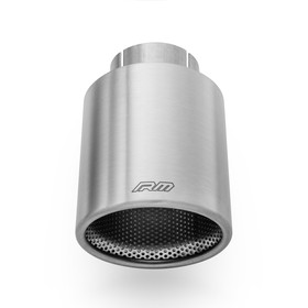 Straight stainless steel satin tip KPZS101/76DP with clamp