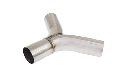 Exhaust Y-Pipe 120° 76/76mm 304SS