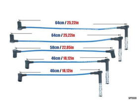 Ignition Leads Mercedes 190E 2.3 2.5L 84-93 Blue