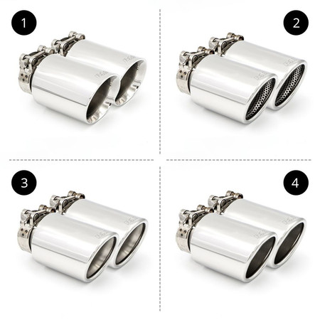 Catback MINI Cooper S F56 LCI JCW B48D końcówka 3