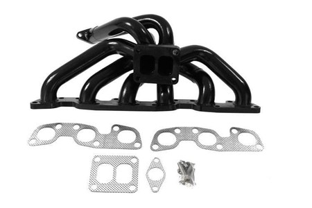 Exhaust manifold Nissan Skyline GTR R32 R33 R34 TopMount Black Steel