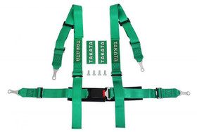 Racing harness 4-point 2" green – Takata Replica