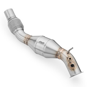Downpipe BMW E60 E61 520d N47 with catalytic converter EURO 4 100 CPSI