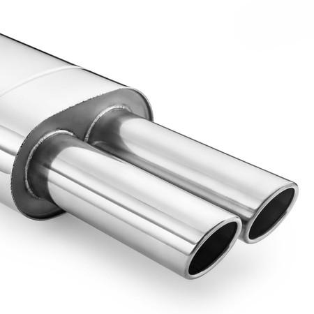 Universal elliptical muffler E110 70 without embossing