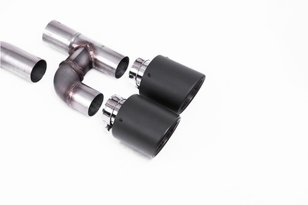 Cat-back Volkswagen Golf MK8 GTi ( Golf R Style Quad Outlet Systems - 245ps Non-GPF / North American Models Only ) 2021 - 2025 ( Loudest ) Milltek Sport