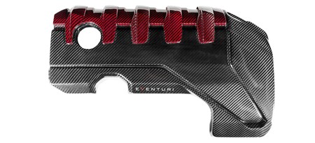 Osłona silnika Audi RS3 V2/TTRS 8S czarno-czerwona Eventuri 