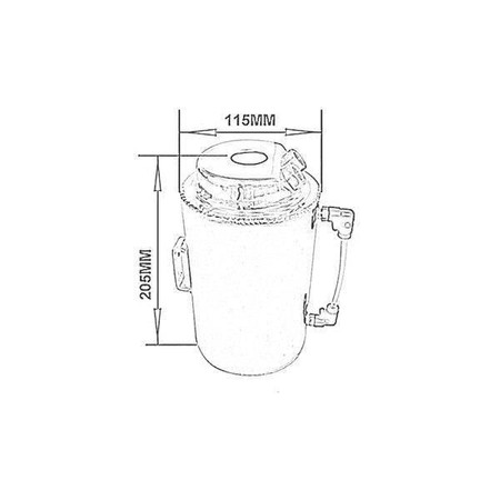 Oil Catch Tank 2L with filter