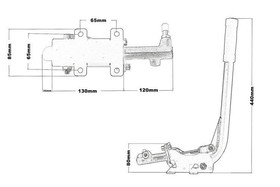 Universal Hydraulic Handbrake with Lock – for Drift, Rally and Motorsport