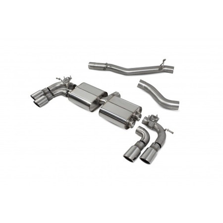 CatBack Volkswagen Golf R MK7.5 (Facelift, GPF & Non-GPF) Non-resonated with Electronic Valves