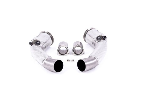 Large-bore Downpipes and Cat Bypass Pipes Audi S8 D5 4.0 TFSI V8 Saloon / Sedan - Standard Wheel Base ( Non OPF/GPF US/ROW Models ) 2020 - 2025 Milltek Sport