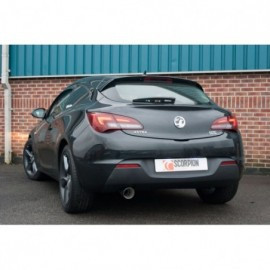 CatBack Opel Vauxhall Astra GTC 1.6 Turbo Non-resonated (Secondary System)