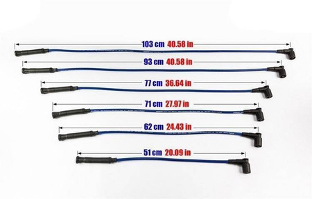 Ignition Leads BMW 535I M5 635CSI 732I 735I 745I 84-95 Blue